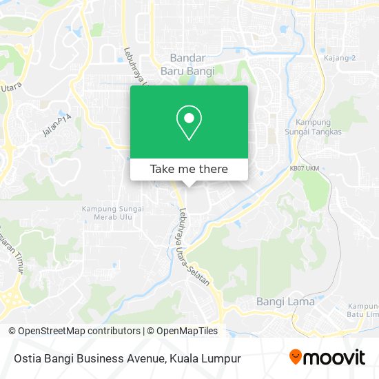 Peta Ostia Bangi Business Avenue