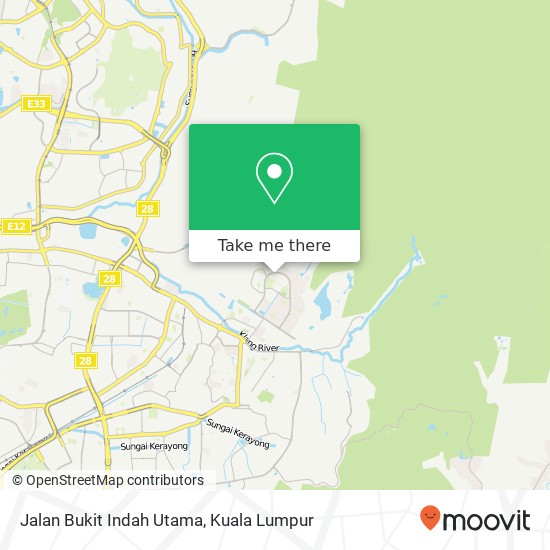 Jalan Bukit Indah Utama map