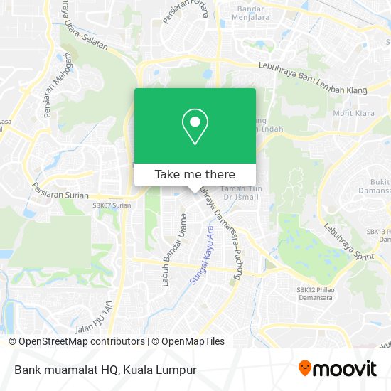 Bank muamalat HQ map