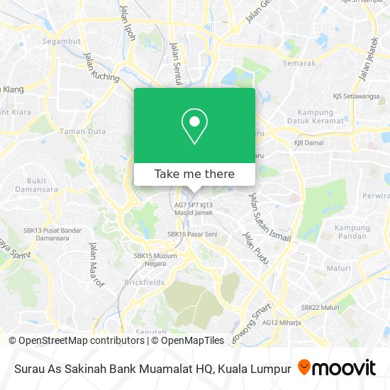 Surau As Sakinah Bank Muamalat HQ map