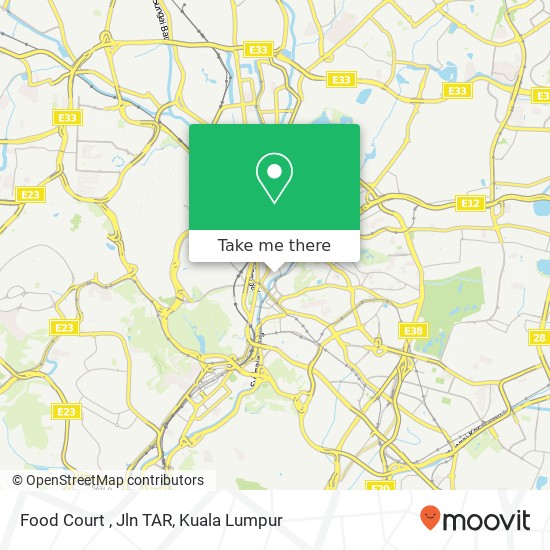 Food Court , Jln TAR map