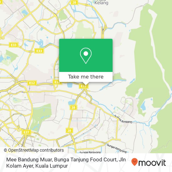 Mee Bandung Muar, Bunga Tanjung Food Court, Jln Kolam Ayer map
