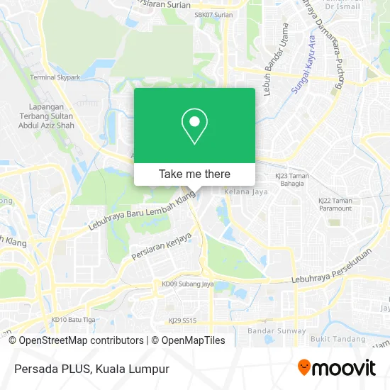 Persada PLUS map