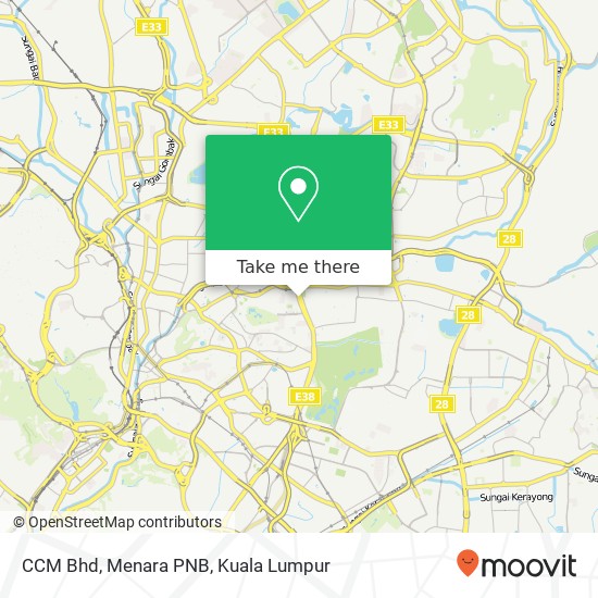 CCM Bhd, Menara PNB map