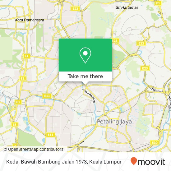 Kedai Bawah Bumbung Jalan 19/3 map