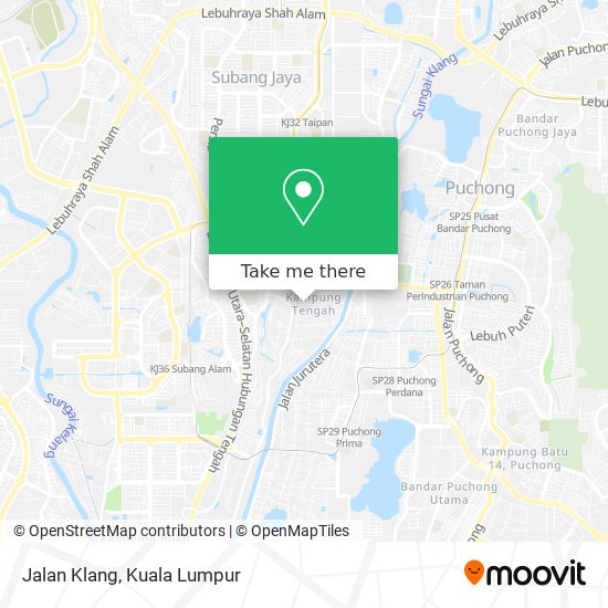 Jalan Klang map