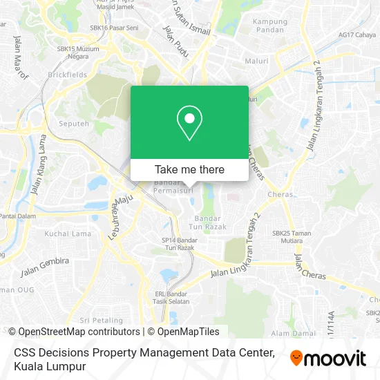 CSS Decisions Property Management Data Center map