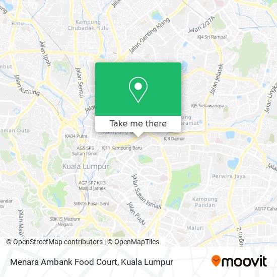 Menara Ambank Food Court map