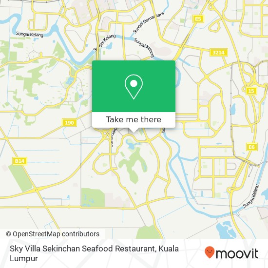 Sky Villa Sekinchan Seafood Restaurant map