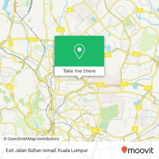 Exit Jalan Sultan Ismail map