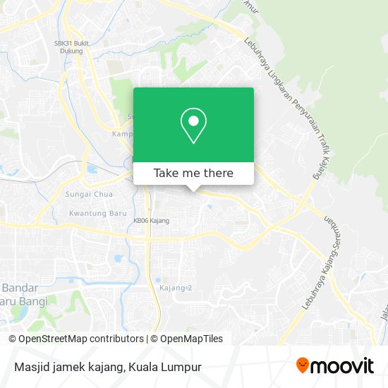 Peta Masjid jamek kajang