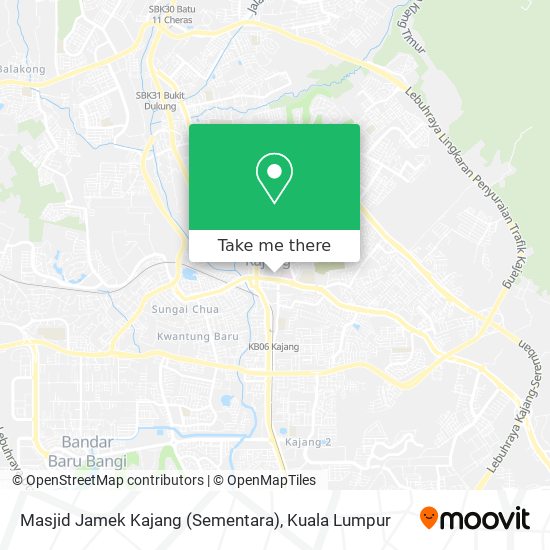 Masjid Jamek Kajang (Sementara) map