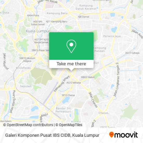 Galeri Komponen Pusat IBS CIDB map