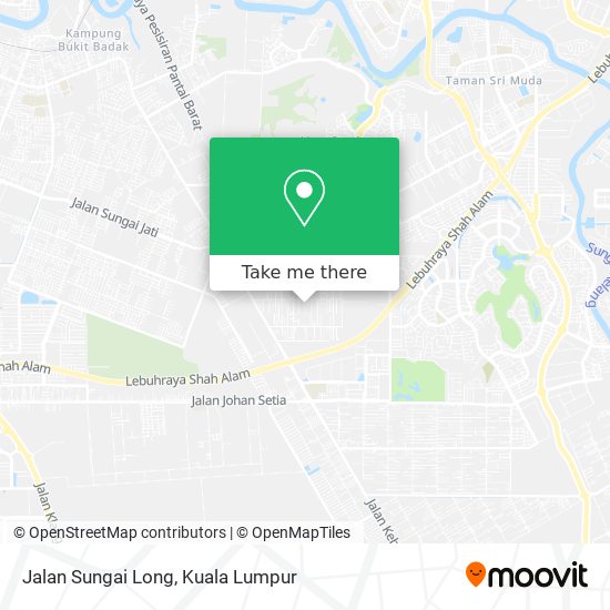 Jalan Sungai Long map