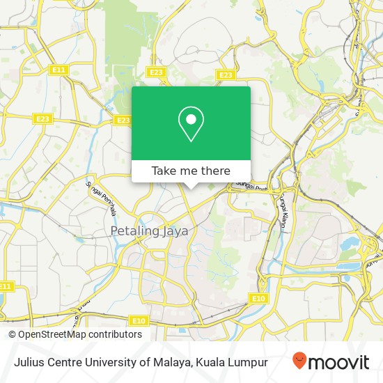 Julius Centre University of Malaya map