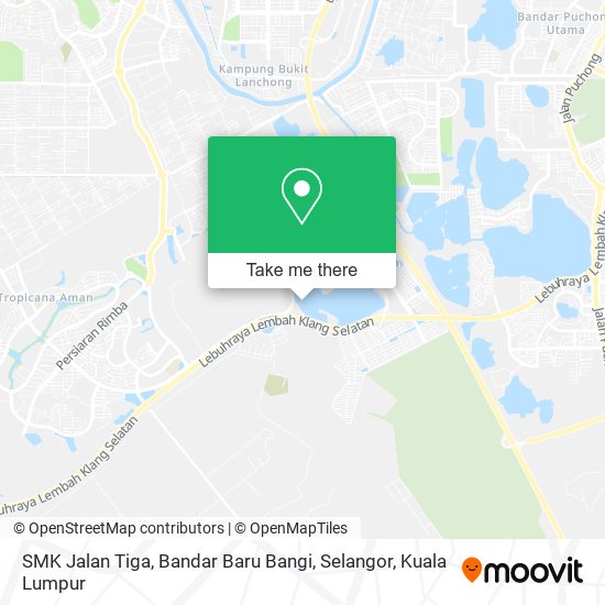 SMK Jalan Tiga, Bandar Baru Bangi, Selangor map
