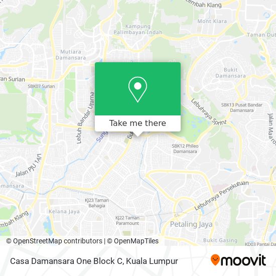 Peta Casa Damansara One Block C