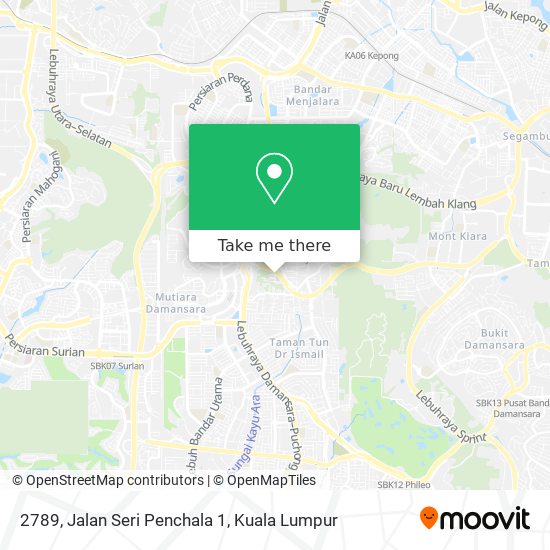 2789, Jalan Seri Penchala 1 map