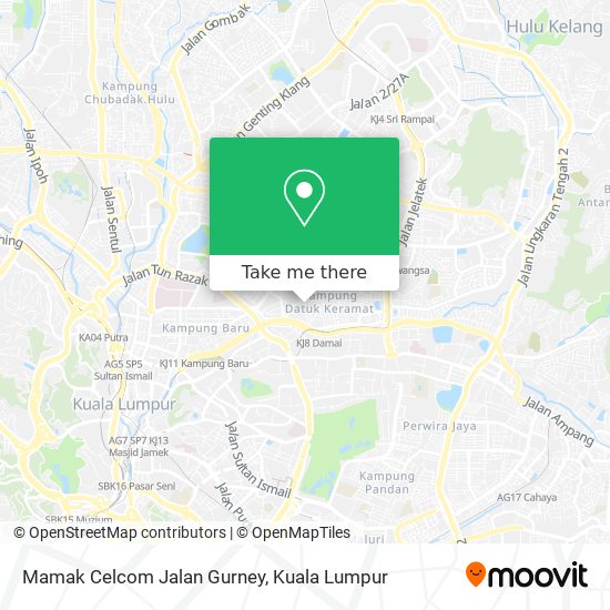 Mamak Celcom Jalan Gurney map