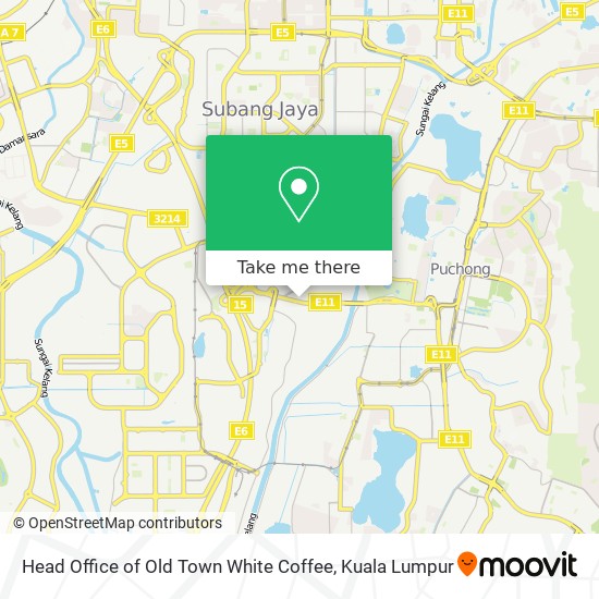 Head Office of Old Town White Coffee map