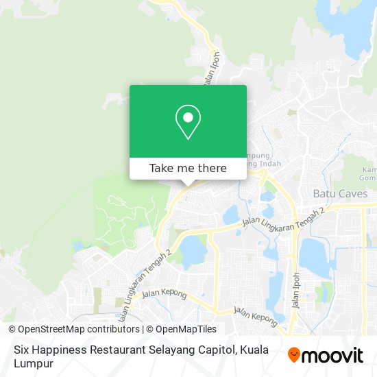 Six Happiness Restaurant Selayang Capitol map