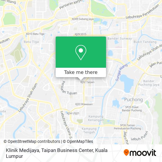 Klinik Medijaya, Taipan Business Center map