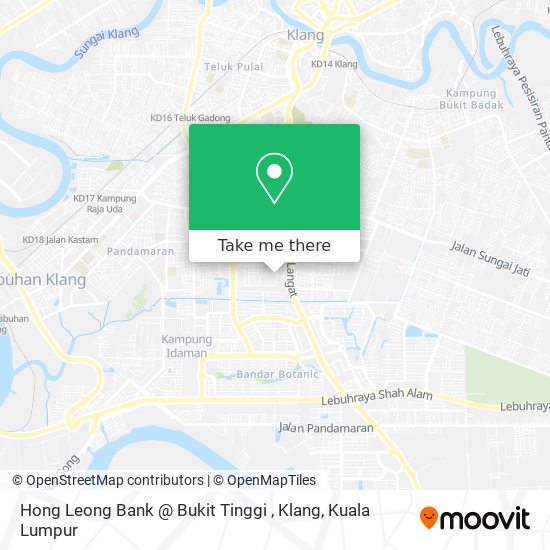 Peta Hong Leong Bank @ Bukit Tinggi , Klang