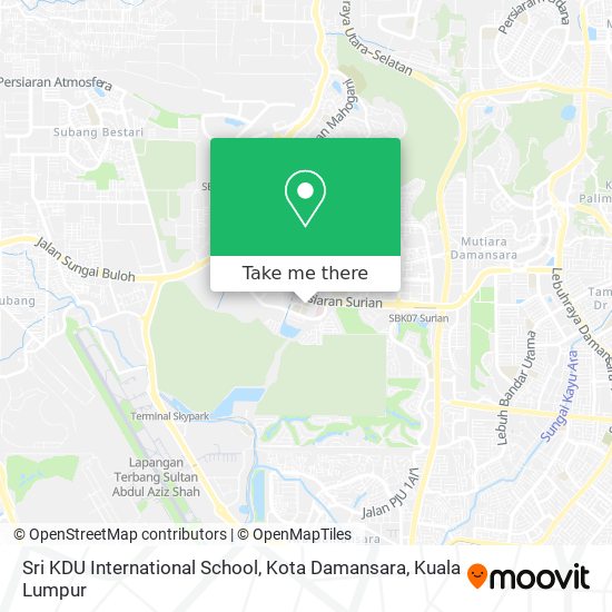 Sri KDU International School, Kota Damansara map