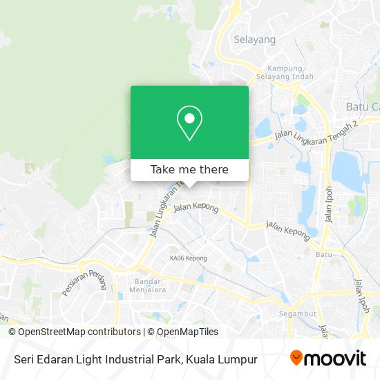 Seri Edaran Light Industrial Park map