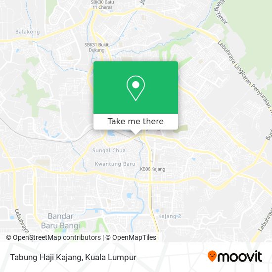 Tabung Haji Kajang map