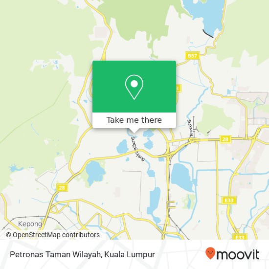 Peta Petronas Taman Wilayah