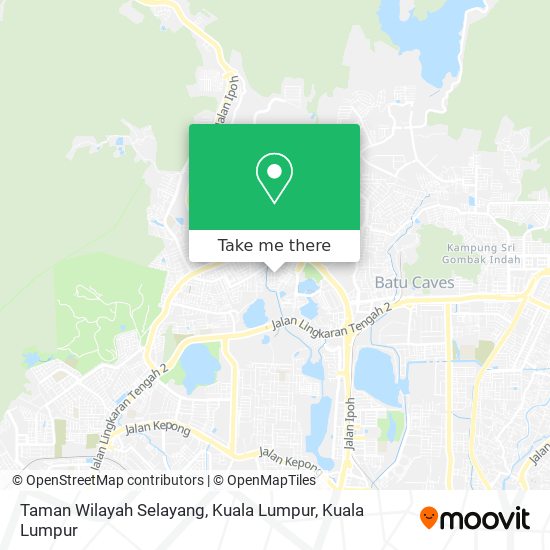 Taman Wilayah Selayang, Kuala Lumpur map