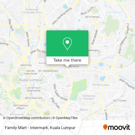 Family Mart - Intermark map