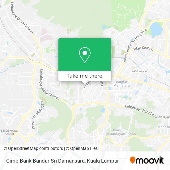 Peta Cimb Bank Bandar Sri Damansara