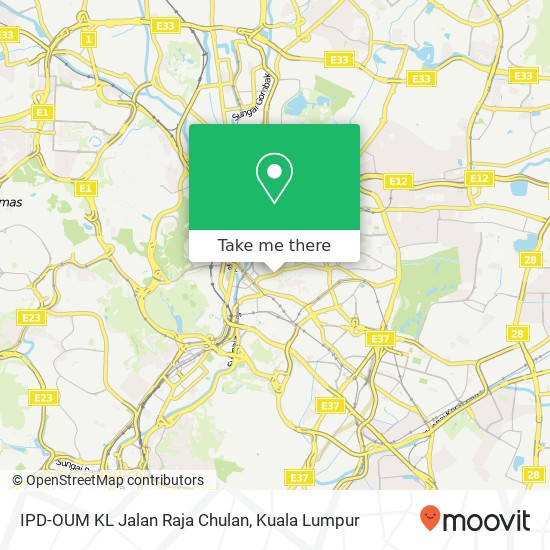 IPD-OUM KL Jalan Raja Chulan map