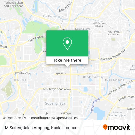 M Suites, Jalan Ampang map