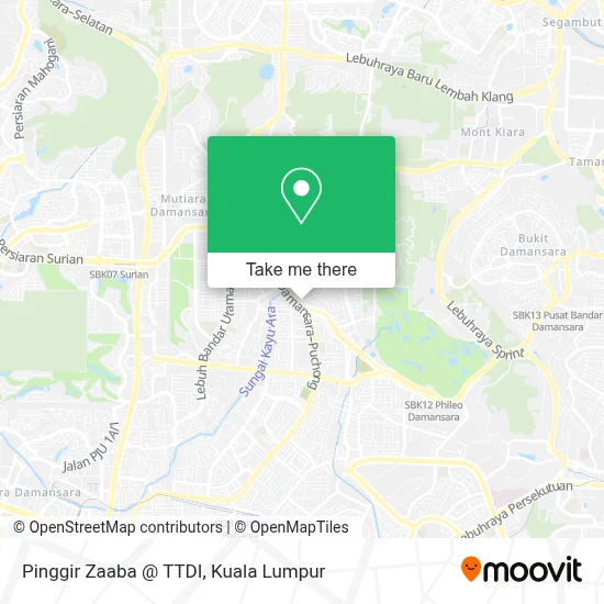 Pinggir Zaaba @ TTDI map