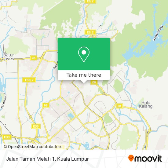 Peta Jalan Taman Melati 1