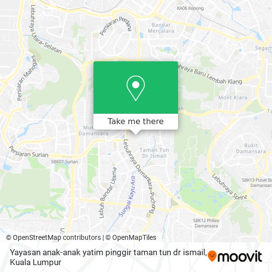 Yayasan anak-anak yatim pinggir taman tun dr ismail map