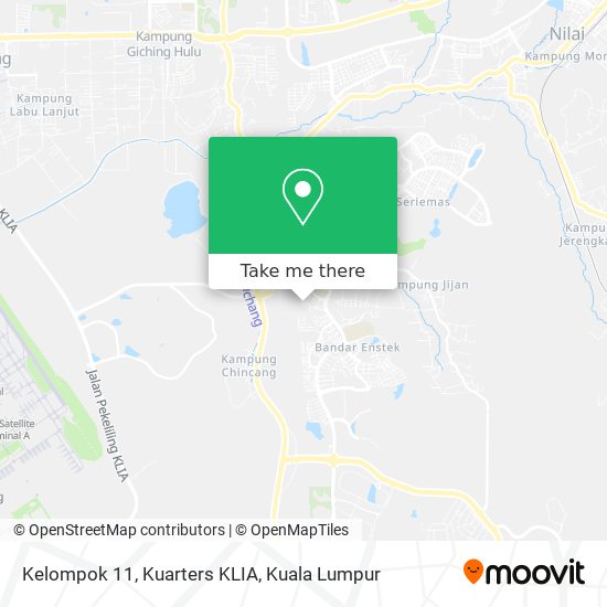 Kelompok 11, Kuarters KLIA map