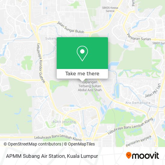 Peta APMM Subang Air Station