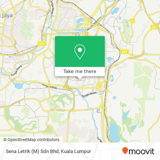 Sena Letrik (M) Sdn Bhd map