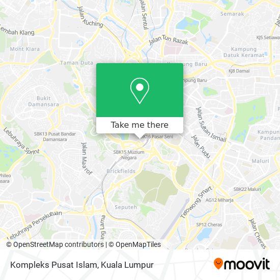 Kompleks Pusat Islam map