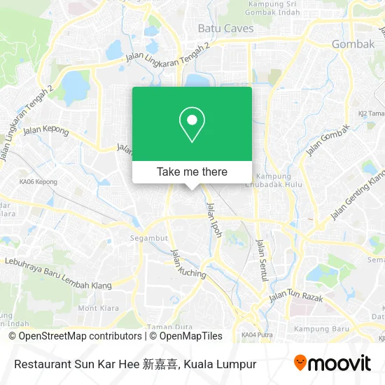 Restaurant Sun Kar Hee 新嘉喜 map