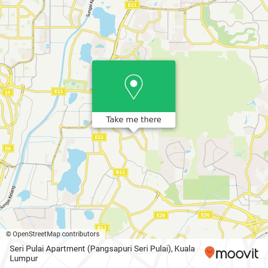 Peta Seri Pulai Apartment (Pangsapuri Seri Pulai)
