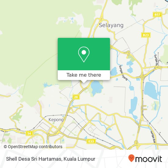 Shell Desa Sri Hartamas map