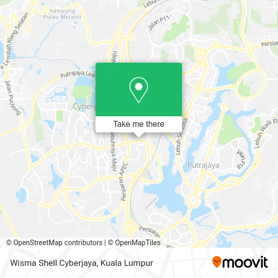 Wisma Shell Cyberjaya map