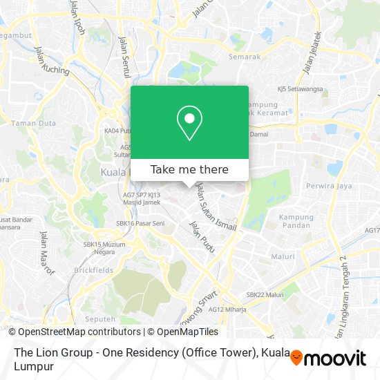 The Lion Group - One Residency (Office Tower) map