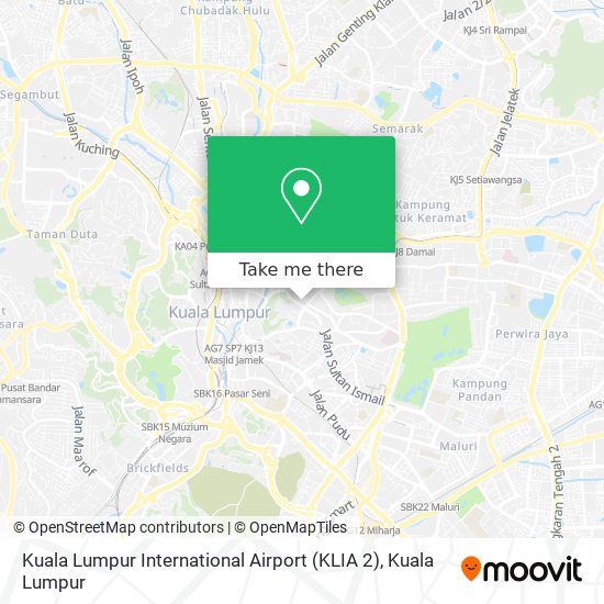 Kuala Lumpur International Airport (KLIA 2) map