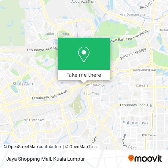 Jaya Shopping Mall map